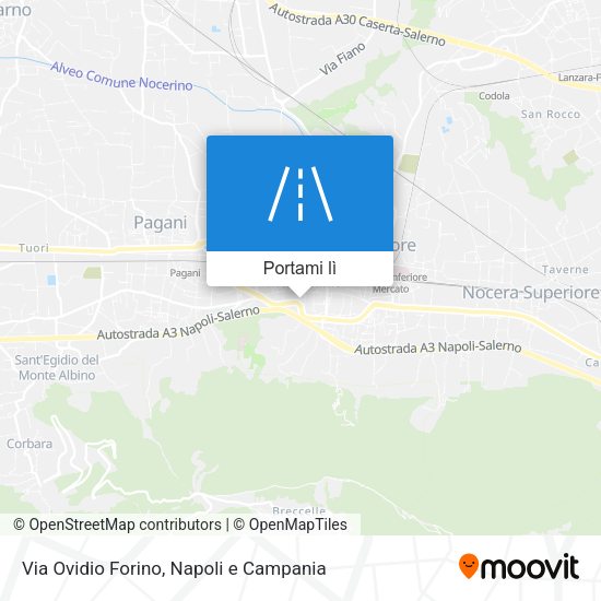Mappa Via Ovidio Forino