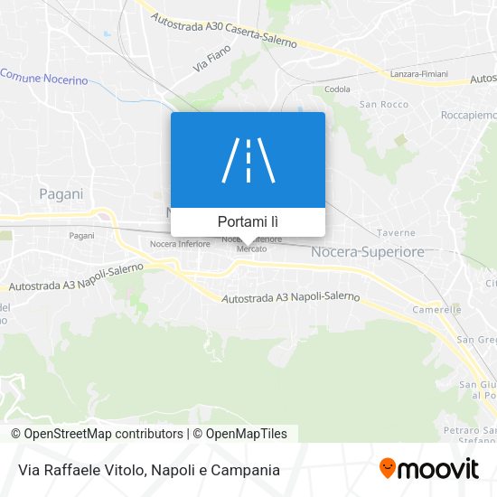 Mappa Via Raffaele Vitolo