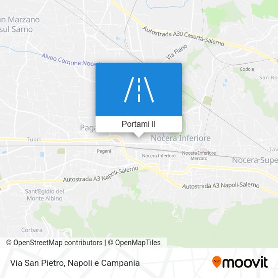 Mappa Via San Pietro
