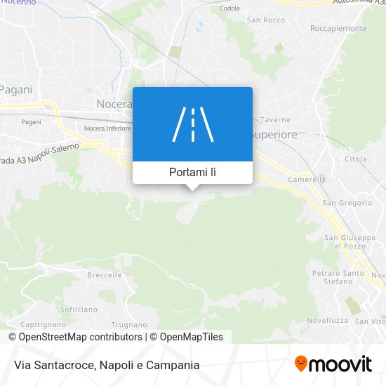 Mappa Via Santacroce