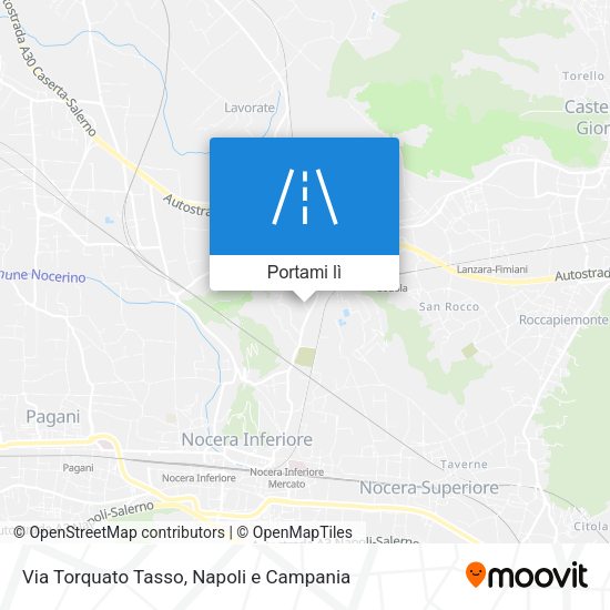 Mappa Via Torquato Tasso