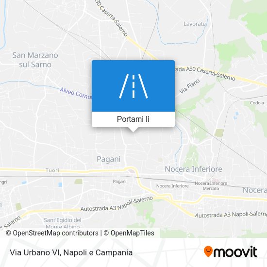 Mappa Via Urbano VI