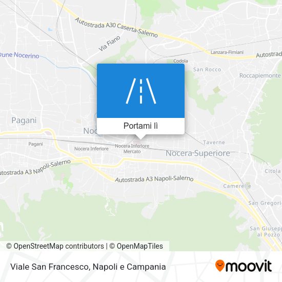 Mappa Viale San Francesco