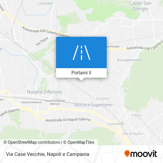 Mappa Via Case Vecchie