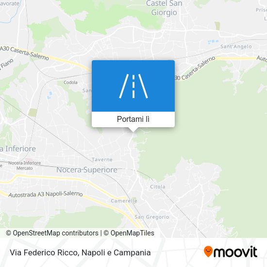 Mappa Via Federico Ricco