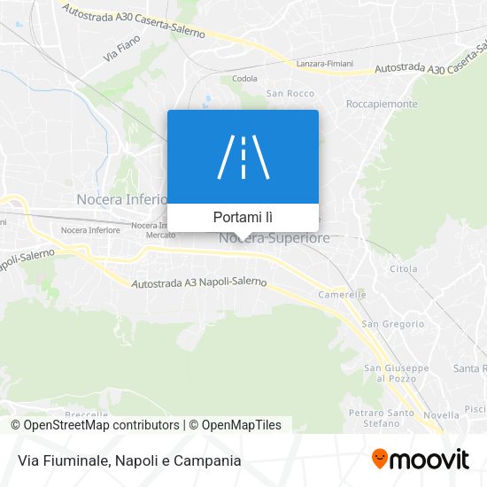 Mappa Via Fiuminale