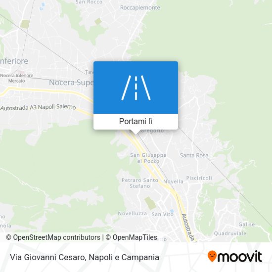 Mappa Via Giovanni Cesaro