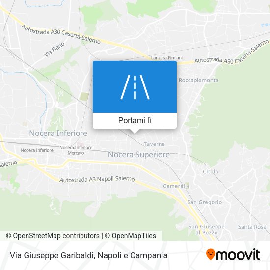 Mappa Via Giuseppe Garibaldi