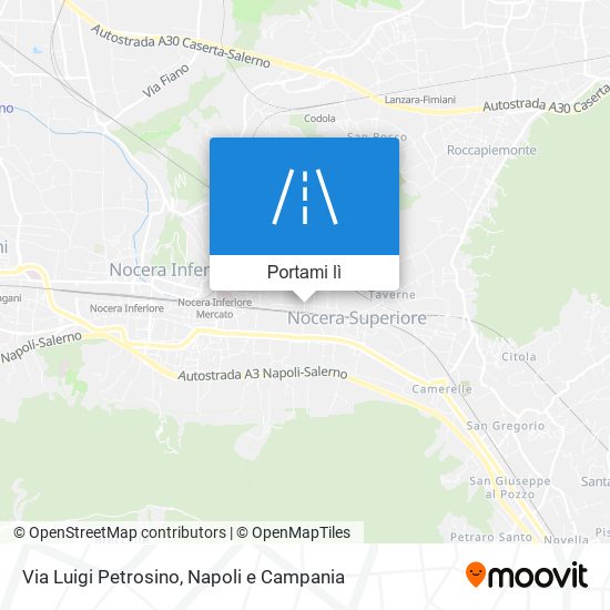 Mappa Via Luigi Petrosino