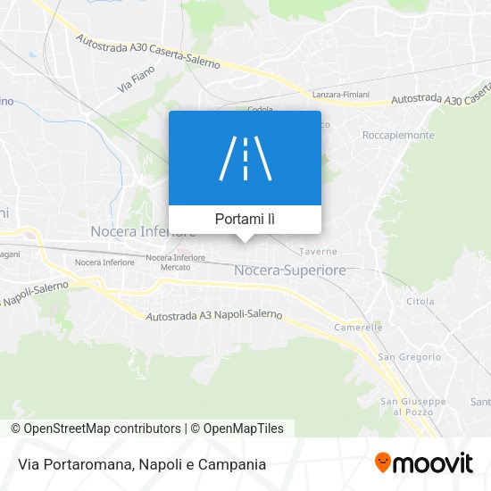 Mappa Via Portaromana