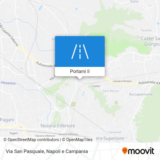 Mappa Via San Pasquale
