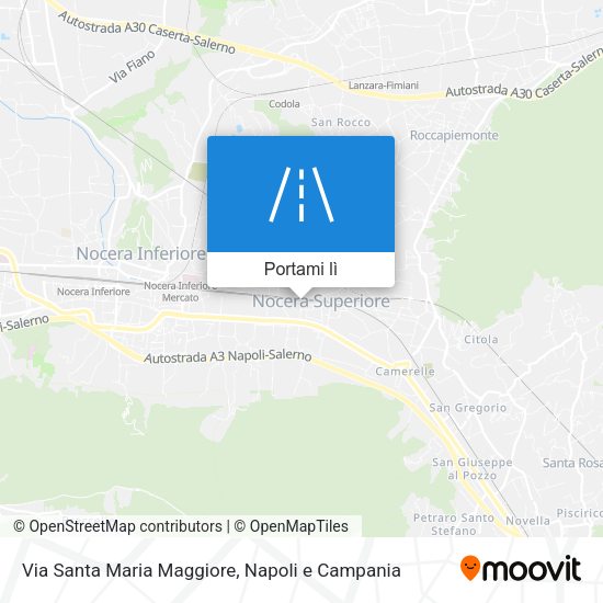 Mappa Via Santa Maria Maggiore