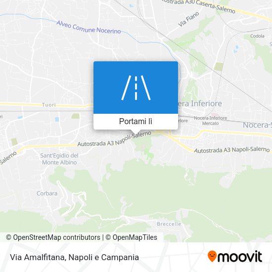 Mappa Via Amalfitana