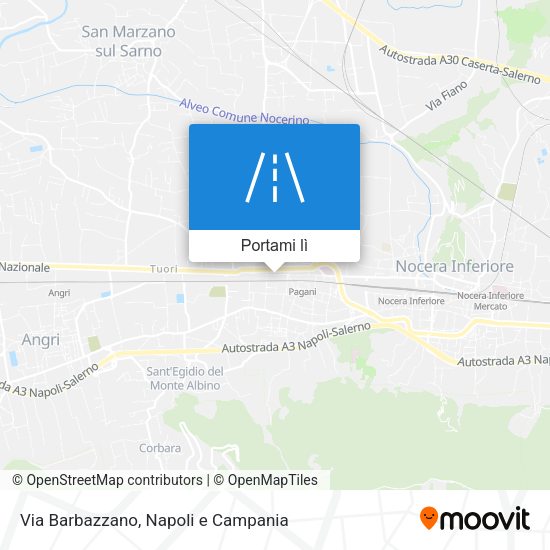 Mappa Via Barbazzano