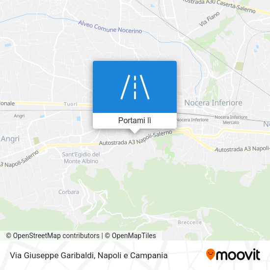 Mappa Via Giuseppe Garibaldi