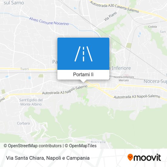 Mappa Via Santa Chiara
