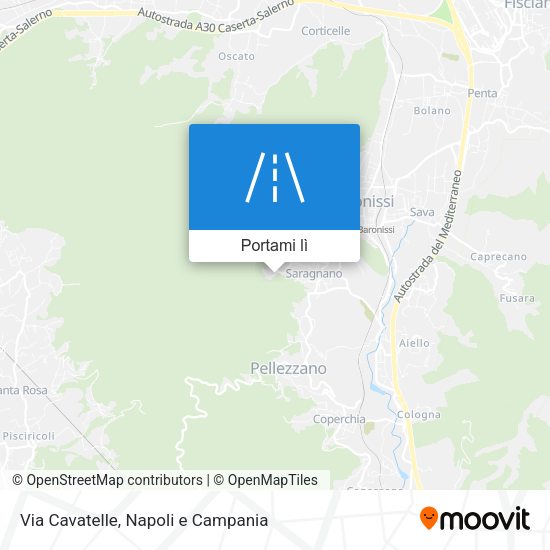 Mappa Via Cavatelle