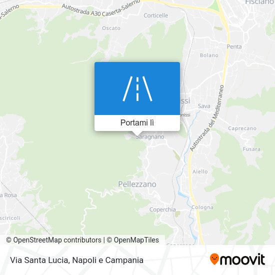 Mappa Via Santa Lucia