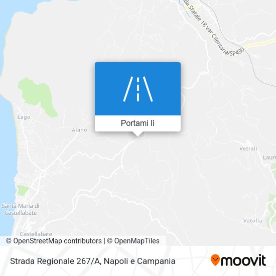 Mappa Strada Regionale 267/A