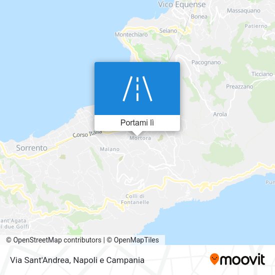 Mappa Via Sant'Andrea