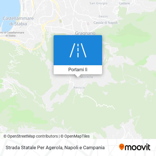 Mappa Strada Statale Per Agerola