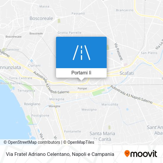 Mappa Via Fratel Adriano Celentano