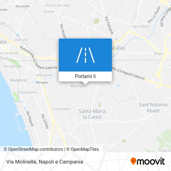 Mappa Via Molinelle