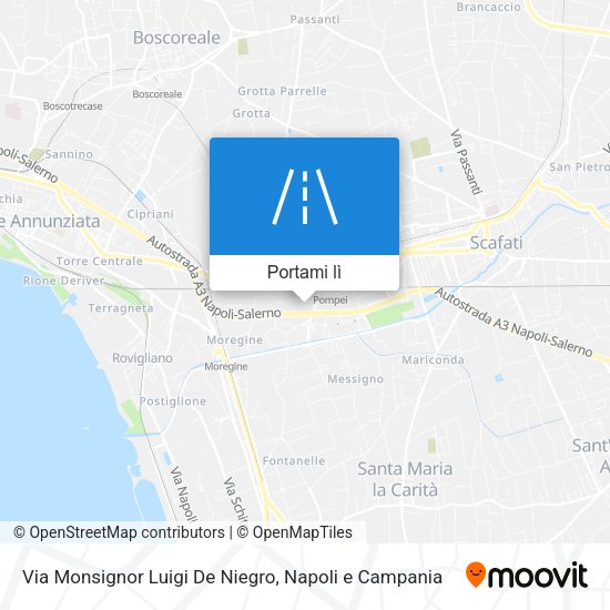Mappa Via Monsignor Luigi De Niegro