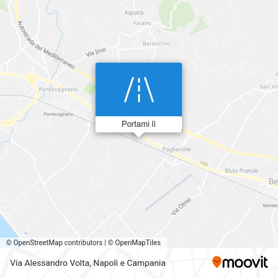 Mappa Via Alessandro Volta