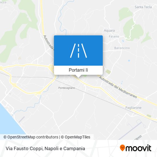 Mappa Via Fausto Coppi