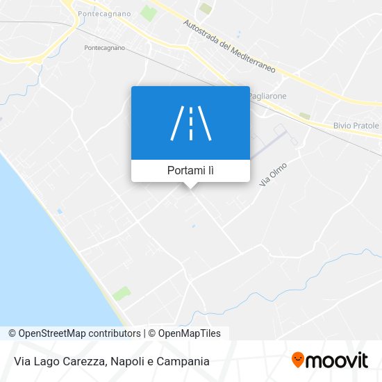 Mappa Via Lago Carezza