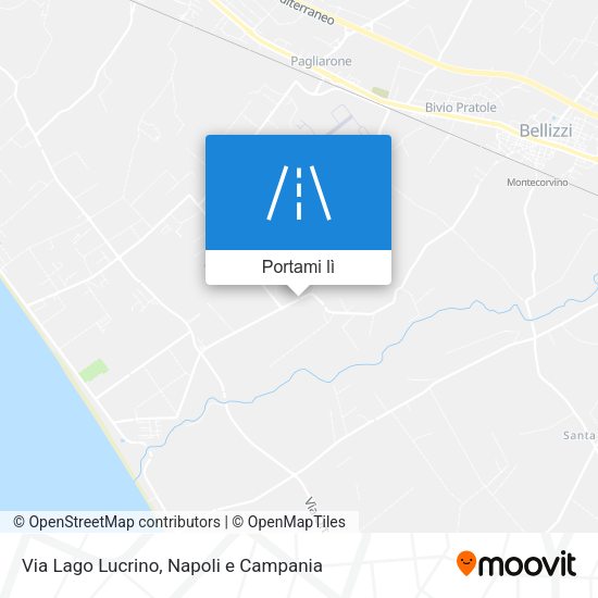 Mappa Via Lago Lucrino