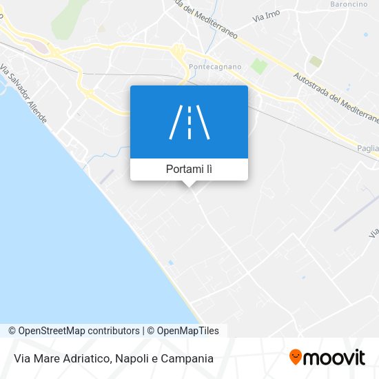Mappa Via Mare Adriatico