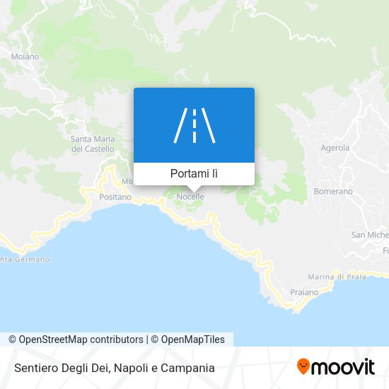 Mappa Sentiero Degli Dei
