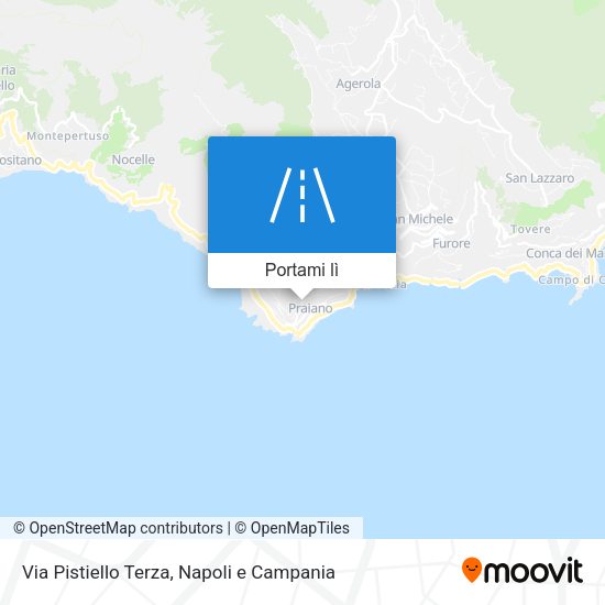 Mappa Via Pistiello Terza