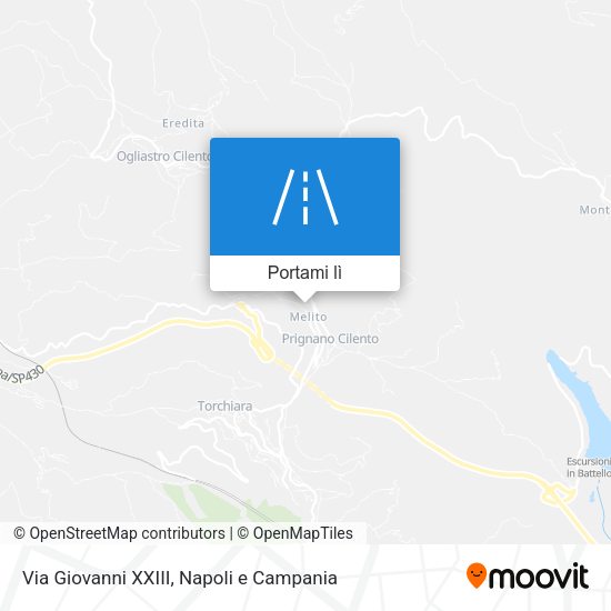 Mappa Via Giovanni XXIII