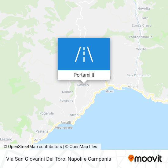 Mappa Via San Giovanni Del Toro