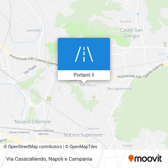 Mappa Via Casacaliendo