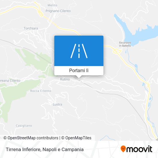Mappa Tirrena Inferiore