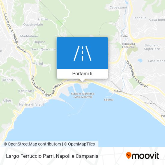 Mappa Largo Ferruccio Parri