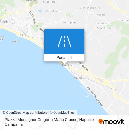 Mappa Piazza Monsignor Gregorio Maria Grasso