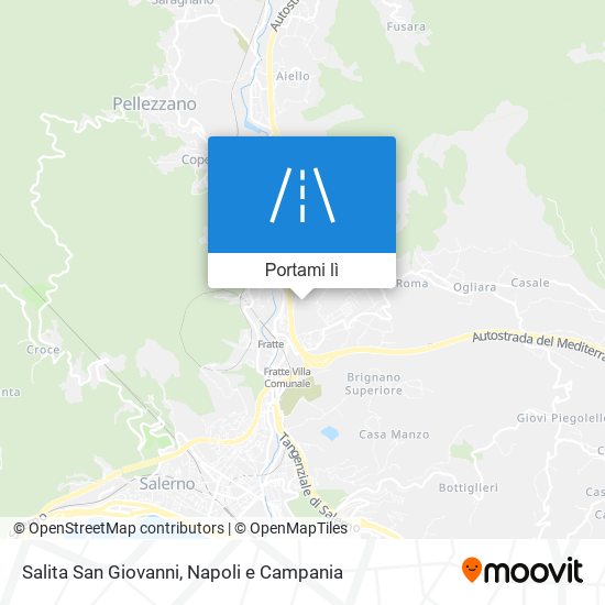 Mappa Salita San Giovanni