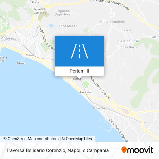 Mappa Traversa Belisario Corenzio