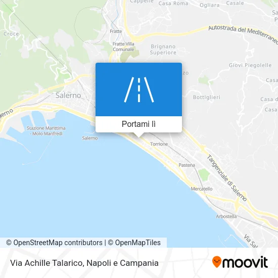 Mappa Via Achille Talarico