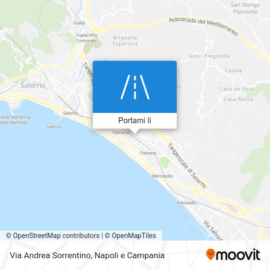 Mappa Via Andrea Sorrentino