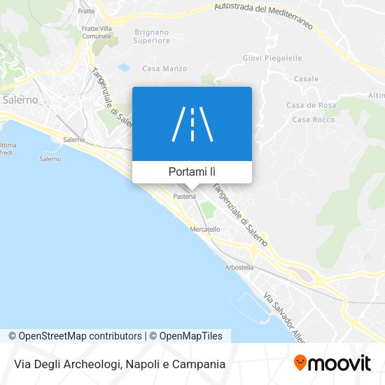 Mappa Via Degli Archeologi