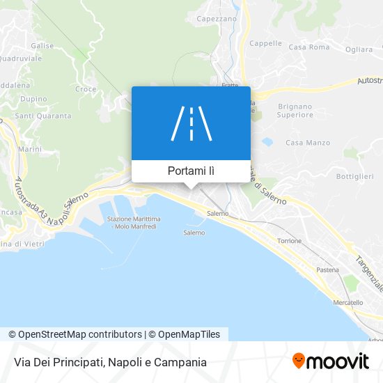 Mappa Via Dei Principati