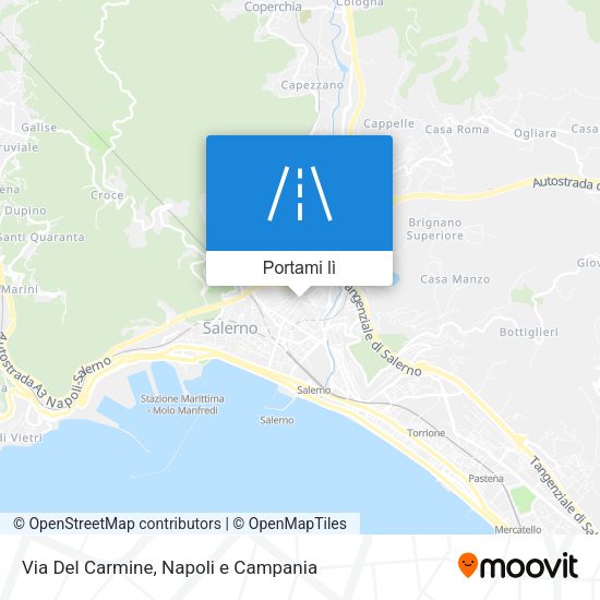 Mappa Via Del Carmine