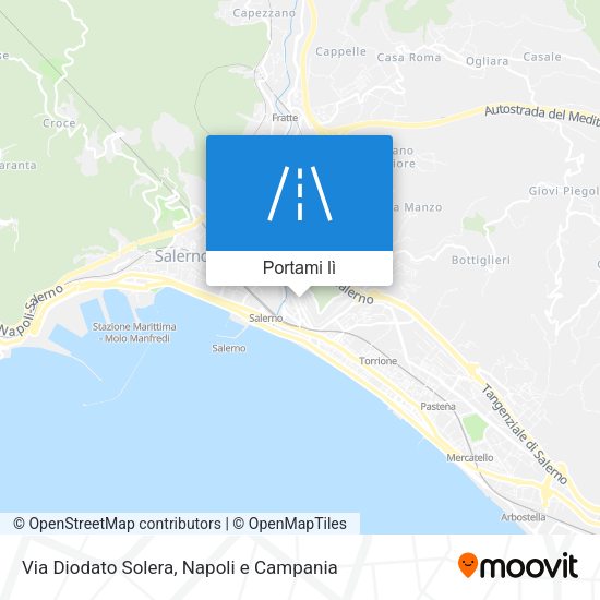 Mappa Via Diodato Solera