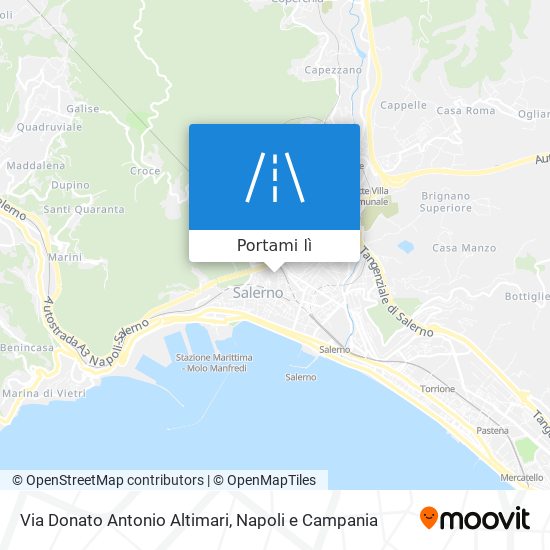 Mappa Via Donato Antonio Altimari